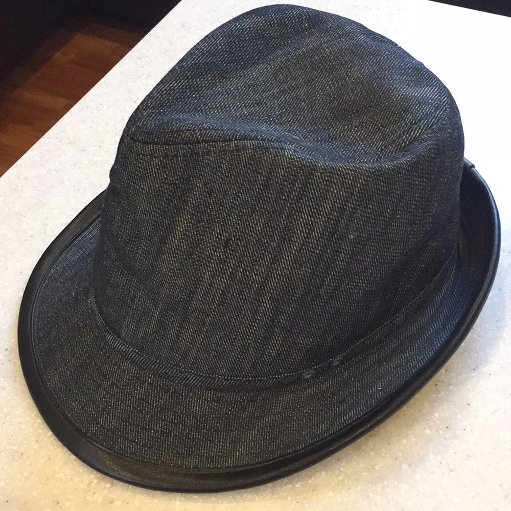 Dark Denim Fedora